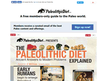 Tablet Screenshot of infographic.paleolithicdiet.com